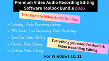 Premium Video Audio Recording Editing Software Toolbox Bundle 2026 for Windows picture