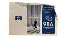 Original HP 98A LaserJet Black Toner Cartridge 92298A New Damaged Box picture