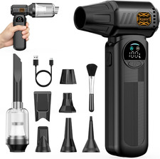 B50 Compressed Air Duster & Vacuum Cleaner, 4-In-1 150,000RPM Turbo Fan picture