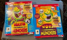 Math and Word Munchers Deluxe MECC, Ages 8-12, Math 6-11, Word 6-11, Big Box CIB picture