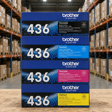 Brother TN-436 High Yield Toner Set of 4 Pack (BK C M Y) New Sealed Box✅ picture