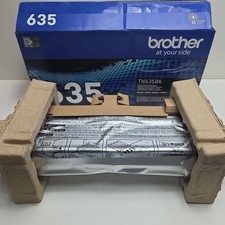 NEW GENUINE - BROTHER TN635 BLACK TONER CARTRIDGE - 3000 PAGES - SEALED BAG picture