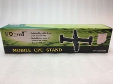 I/O Crest Mobile CPU Stand SY-ACC65029 Adjustable Width New In Box  picture