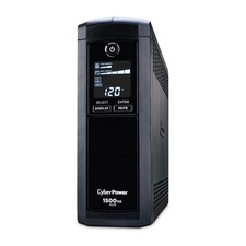 CyberPower CP1500AVRLCD 900W 1500VA Intelligent LCD UPS AVR Mini Tower - Black picture