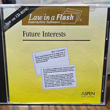 Aspen Publishers Law in a Flash Future Interests Educational Software CD-ROM picture