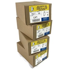 Lot of 4 Arlington 10-Pack LV1 Low Voltage Mounting Bracket 1-Gang ¼