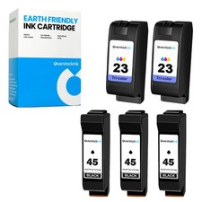 OSI 5PK Compatible HP 45 23 Printer Cartridges Combo Pack for Color Copier 260 picture