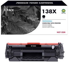 1PK 138X W1380X Black Toner Cartridge (with Chip) for HP Pro 3001fdw MFP 3101fdw picture