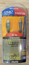 Belkin USB 2.0 F3U133-10 USB2 Hi-Speed Cable- NEW in pkg picture