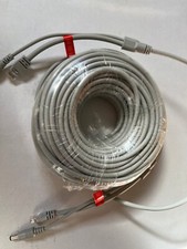 100-ft  Ethernet CCTV Cable, Cat 5 RJ45 + 2.1X5.5Mm DC Power Cord, for CCTV Sec picture