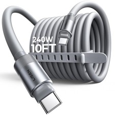LISEN 10FT USB C Cable Fast Charging Chubby 240W USB C to USB C Cable Cord picture