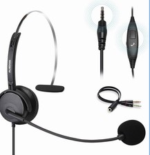 AUSDOM 3.5mm Wired Headset with Noise Cancelling Mic picture