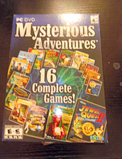 THQ Mysterious Adventures PC DVD 16 Complete Games for Windows XP/Vista/7 picture