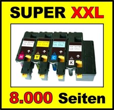 4 x Toner for DELL E525 E525w / DPV4T H5WFX G20VW 3581G SUPER XXL Cartridges Set picture