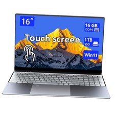 16-inch touchscreen portable laptop, with high-end all 16GB RAM/1TB SSD Gray picture
