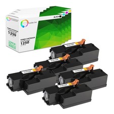 TCT 5PK Toner Cartridge Set 331-0778 331-0777 331-0780 331-0779 For Dell 1250 picture