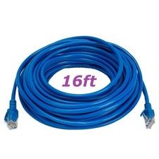 CAT5 CAT5 RJ45 Ethernet LAN Network Patch Cable For PS XBox Internet Router Blue picture