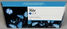 HP Genuine 766F Cyan Ink 1XB33A 300ML OEM XL 3600 MFP - June 2026 picture