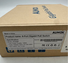 Aumox 8 Port Gigabit PoE Switch, 8 Port PoE 120W, Gigabit Ethernet Unmanaged Net picture