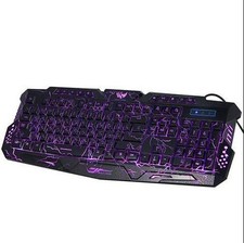 Luminescent Keyboard Plastic for Gaming and Office Use picture