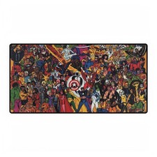 Marvel Heroes Christmas Scene Comic Art Mouse Pad Desk Mats Marvel Comics picture
