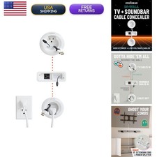 ECHOGEAR in Wall Cable Management Kit for TV & Soundbar DIY Cord Hider picture