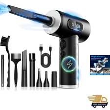 Eco-Friendly Electric Air Duster: Rapid Charge & Adjustable Power for Clean-Up picture