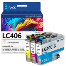 LC4063PK 3 Pack of Standard Yield Cyan, Magenta and Yellow -Ink -Cartridges picture