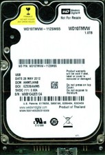 WD10TMVW-11ZSMS5,  HHMTJHNB  WESTERN DIGITAL USB3 1TB  WXB1  MAY 2012 picture