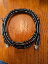 Cat5E Lan Ethernet Cable, RJ45 and 4 Pin M12 D-Coded Connectors, 2 Meters Long picture