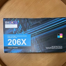 Ezink 206X High Yield Toner 4-Pack Black Cyan Magenta Yellow For HP Laser picture