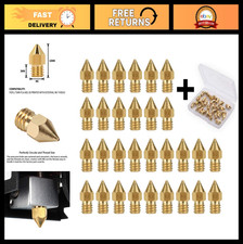 30PCS 0.2mm 3D Printer Nozzles for MK8 Ender 3 CR-10 Makerbot Extruder Upgrade picture