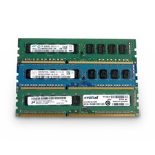 Mixed Brand 4GB DDR3 PC3-10600E ECC Unbuffered Server RAM Lot of 6 2Rx8 1333MHz picture