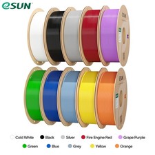 【Buy 6 Get 10】eSUN PLA-Basic 3D Printer Filament 1.75mm 1KG/Spool High Speed US picture