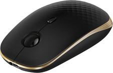 Wireless Mouse,Rechargeable Slim Portable Silent Computer Mouse picture