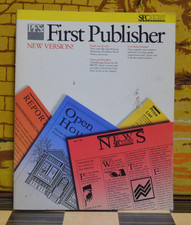 PFS First Publisher Version 2 Software Manual Guide 1988 Software Publishing picture