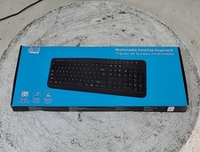 ADESSO AKB-132UB USB Multimedia Desktop Keyboard SEE NOTES picture