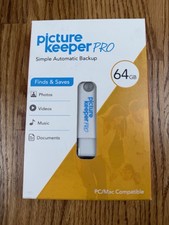 Picture Keeper Pro 64GB PC & Mac Automatic Photo Backup USB Flash Drive NEW picture