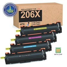 With Chip 206X Toner fits For HP 206X Color Laserjet Pro M283fdw M283cdw M255dw picture