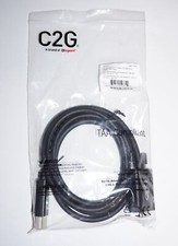 NEW LAPTOP TO MONITOR C2G DISPLAY PORT TO VGA MALE ACTIVE ADAPTER CABLE 6' 54332 picture