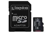 Kingston Industrial 32GB microSDHC C10 A1 pSLC Card + SD Adapter 32GB, Black picture