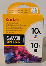 Genuine KODAK 10B/10C Ink Combo Pack Black & Color Cartridges picture