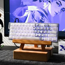 XVX Butterfly Keycaps – 21-Key Heart Layout Shine Through Keycap Set - Black picture