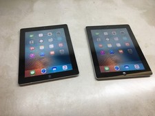 Lot 2x Apple iPad 3rd Gen A1416 Retina 32GB UNLOCKED Vintage Obsolete iOS 9.3.5 picture