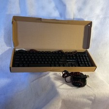 Sky tech Gaming Keyboard And Mouse new 18x6.25x 1.75  picture