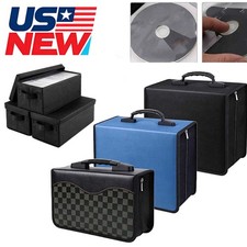 128/240/400/520Disc CD/DVD Wallet Binder Book Sleeves Storage Bag Carrying Cases picture