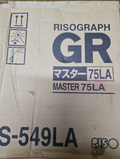 Riso S-549LA  Master GR75LA Rollen Risograph GR 1700 1750 2700 2710 2750 OVP picture