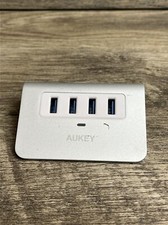 Aukey CB-H5 4-Port USB 3.0 Hub Aluminum Compact & Portable ONLY ⚠️NO CABLES⚠️ picture