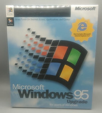 Microsoft Windows 95 Upgrade CD-ROM Version NEW SEALED w/ Internet Explorer picture