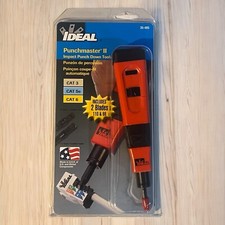 Ideal Punchmaster II Impact Punch Down Tool Cat 3 Cat 5e Cat 6 (35-485) {O} picture
